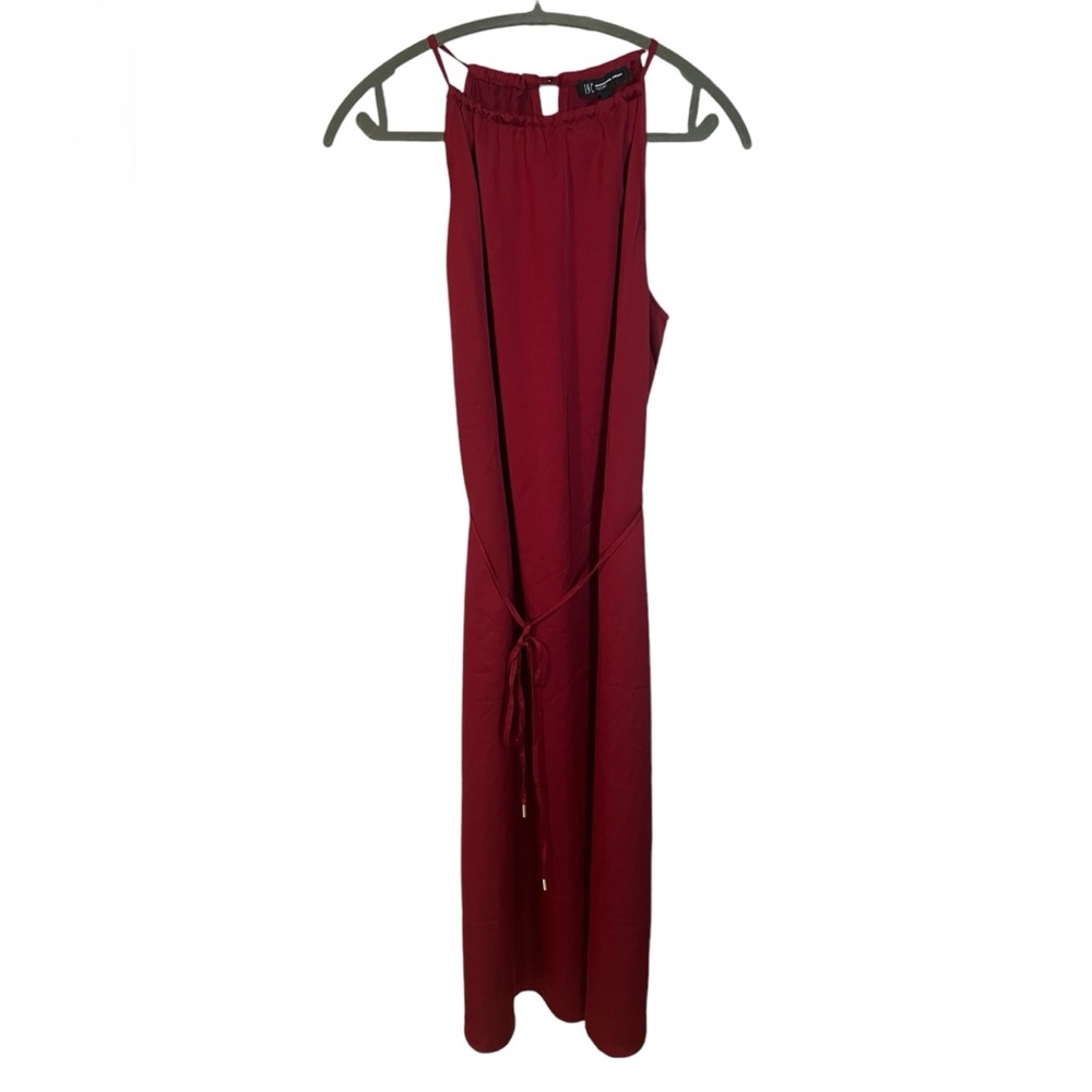 A beautiful sleeveless red dress in size 14 by International Concepts